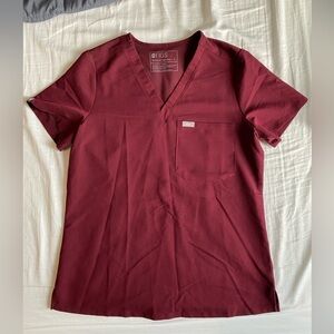 Figs Catarina top in burgundy
